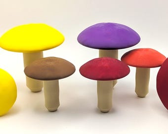 Mushroom Spike Geocache  (3D Printed, Various Colors)