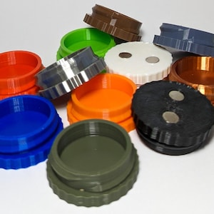 Geocaché con gorra deportiva magnética (impresa en 3D, varios colores)