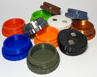 Magnetic Sports Cap Geocache (3D Printed, Various Colors)