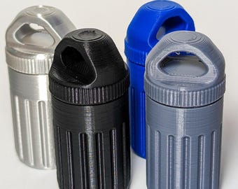 Nano Hanger Geocache (3D Printed, Various Colors)