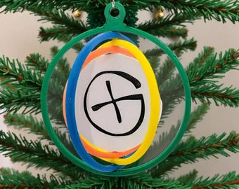 Geocaching Christmas Ornament 2025 (3D Printed)