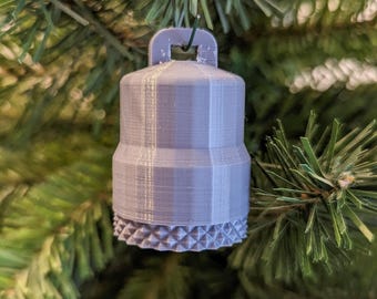 Hanging Bell Micro Geocache  (3D Printed, Various Colors)