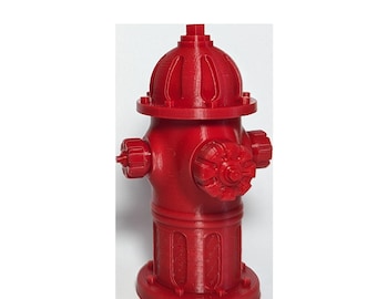 Fire Hydrant Geocache  (3D Printed, Various Colors)