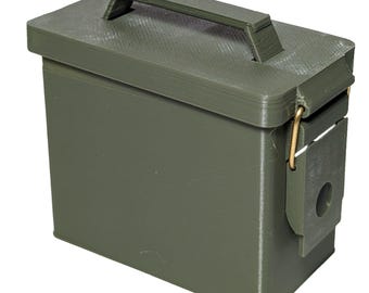 Mini Ammo Can  (3D Printed, Various Colors)