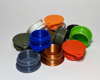 Bottle Cap Geocache (3D Printed, Various Colors)