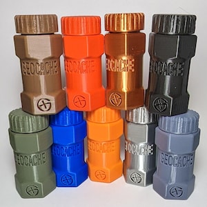 Magnetic Bison Tube Geocache Container