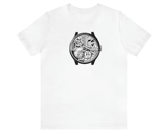 Armbanduhr Kurzarm T-Shirt