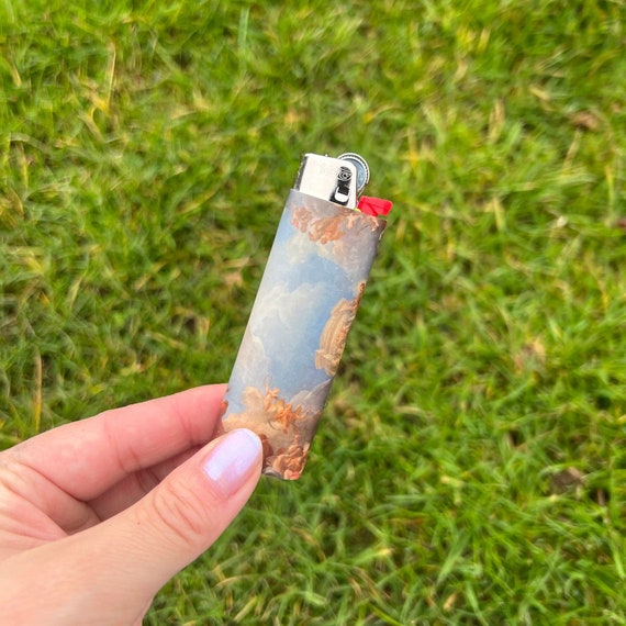 renaissance painting lighter, angel specialty bic lighter