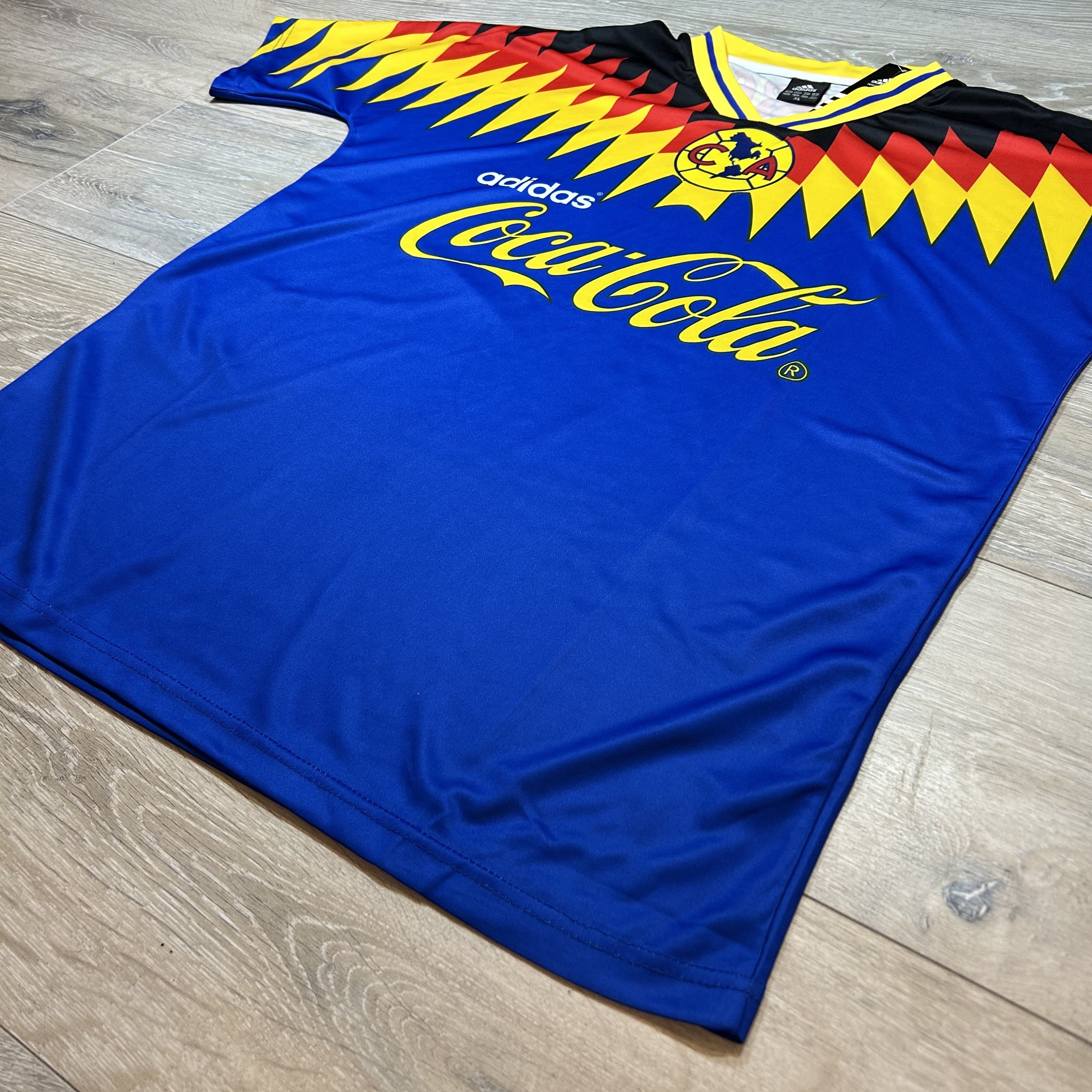 Vintage Soccer Jerseys Club America Home Jersey Shirts 1995