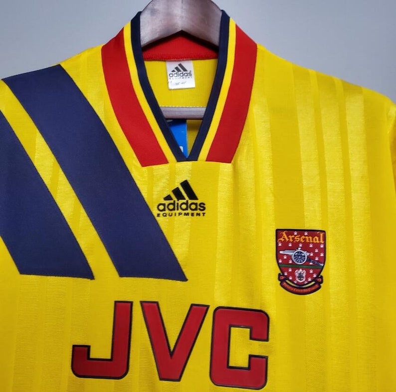 Arsenal Away 93/94 Retro Jersey Etsy