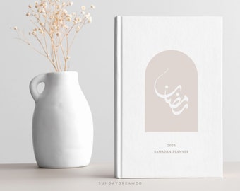 30 dagen Ramadan Planner, Ramadan afdrukbare Planner 2023, Ramadan Planner PDF, moslim dagelijkse planner, minimaal invulbare planner, US Letter