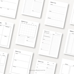 Productivity Planner, Fillable Hourly Planner Printable, Daily to Do ...