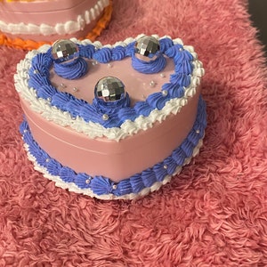 Heart Jewelry Box Fake cake