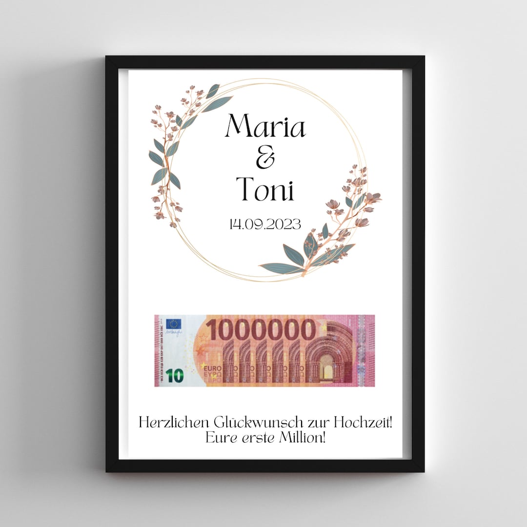 Money Gift for Wedding Wedding Card Personalizable Money Gift for