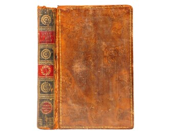 Antique Gray Collins and Falconer Poetical Works Cooke's Edition 1790s Leather Book