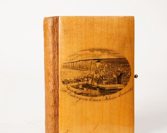 Antique French Miniature Souvenir Notebook Saint-Valery-en-Caux