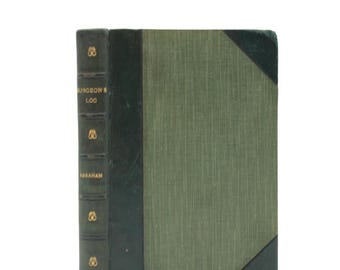 1916 "The Surgeon’s Log" Green Half Leather Book