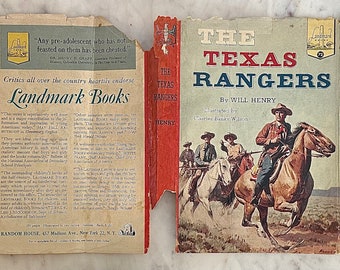 Collectible “The Texas Rangers” by Will Henry, Landmark #72, First Printing 1957, includes dust jacket