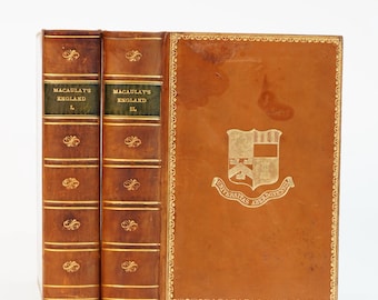 1883 Macaulay History of England 2 Vols