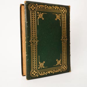 1869 Poetas del siglo XIX Libro ilustrado en piel imagen 6