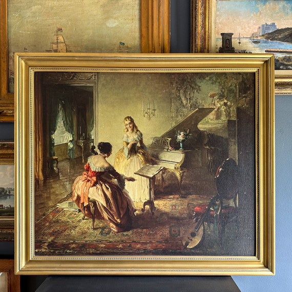 Large Vintage Picture Frames, Exclusive Reproductions