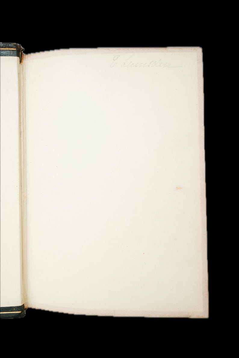 1869 Poetas del siglo XIX Libro ilustrado en piel imagen 7