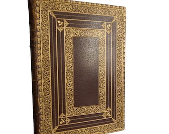 1923 "The Causes for the Loss of the Battle of Waterloo" Fine Binding, Full Leather Book