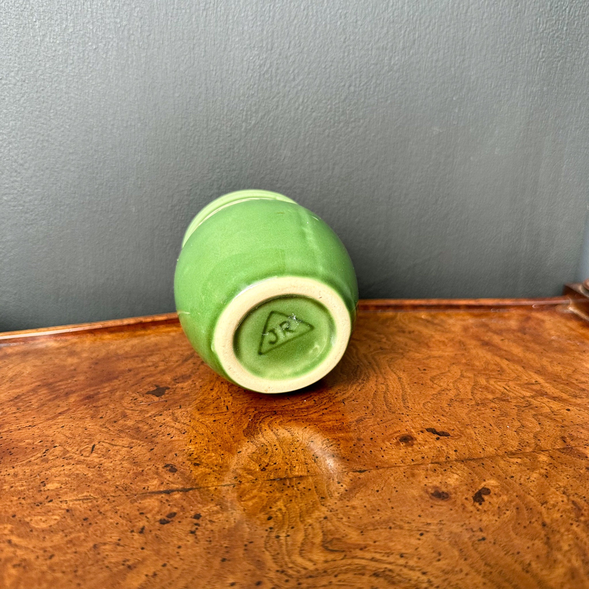 Small Green Pottery Vase Vintage Studio Pottery Planter MCM Etsy