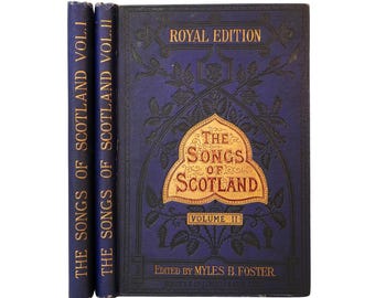 The Songs of Scotland Royal Edition 2 Volume Set, Boosey & Co.