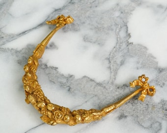 Antique French Gilt Bronze Garland Salvage