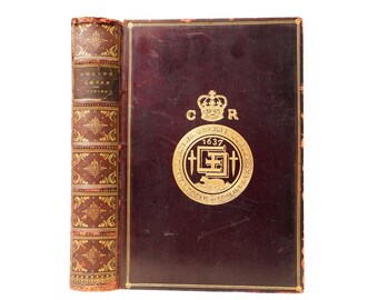 W Warde Fowler Julius Caesar 1892 Kidderminster School Prize Binding