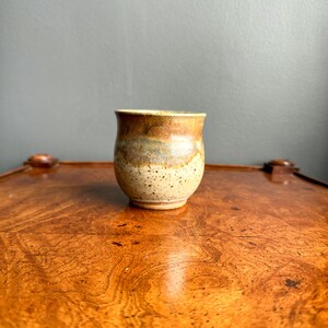 Small Handmade Planter, Vintage Studio Pottery Vase Gift Idea, Small Handmade Ceramic Pot image 3