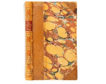 Richard Mant Happiness of the Blessed 1837 Antique Half Leather Book