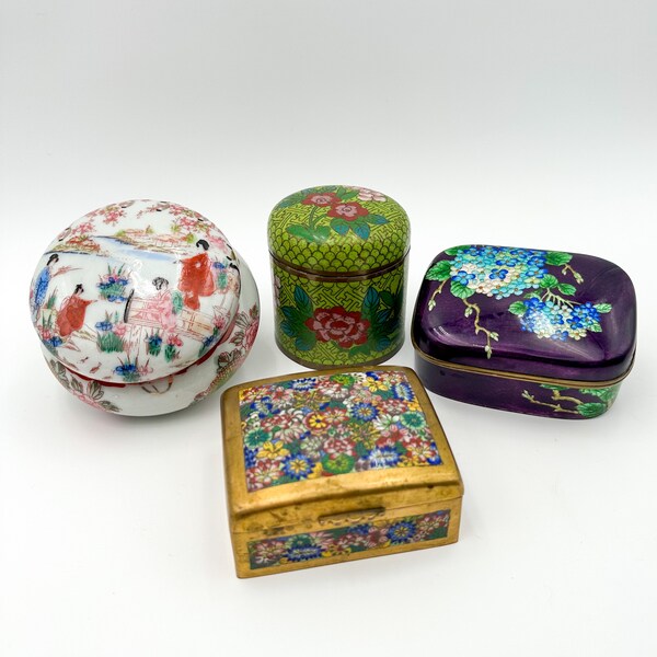 Trinket Box Vintage Etsy