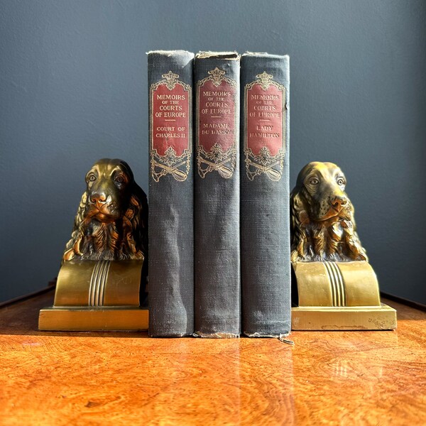 Dog Bookends Etsy