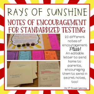 Hinweise zur Ermutigung für standardisierte Tests | Positive Tests Motivation INSTANT DOWNLOAD