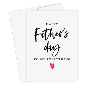 Cartão de feliz dia dos pais para meu marido, da esposa, presente para ele, cartão romântico do dia dos pais, presente do dia dos pais, cartão para impressão