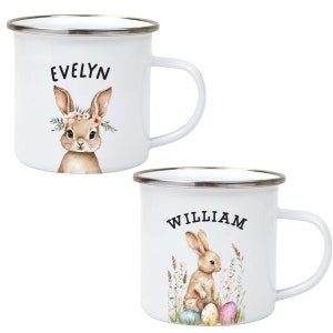 Personalized Easter Gift, Easter Cups for Kids, Easter Basket Stuffers, Easter Decor, Easter bunny mug Custom Mug Gift for Kids Easter Party