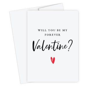 Wil je mijn Forever Valentine Card zijn, Happy Valentines Day, cadeau voor hem, cadeau voor haar, vrouw, man, vriend, vriendin, verjaardag