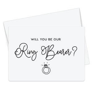 Sarai la nostra carta di portatore dell'anello, carta di proposta del portatore dell'anello, carta di proposta, carta del portatore dell'anello, carte regalo di nozze, biglietto di nozze Groomsmen