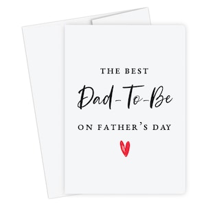 Meilleur papa à être carte, carte de fête des pères pour papa, de la femme, futur père, cadeau de fête des pères de grossesse pour mari, cadeau pour lui, futur papa