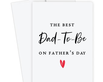 Meilleur papa à être carte, carte de fête des pères pour papa, de la femme, futur père, cadeau de fête des pères de grossesse pour mari, cadeau pour lui, futur papa