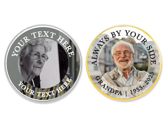 Custom Photo Memorial Lapel Pin, Always By Your Side Memorial Lapel Pin, Gift For Him, In loving memory Groom Wedding gift, Funeral pin