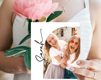 Personalised Photo Will You be My Bridesmaid Proposal Card, Will You Be My Maid of Honor, Bridesmaid Gift, Wedding Card, bridesmaid card