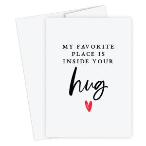 Meu lugar favorito é dentro do seu abraço, cartão de feliz dia dos namorados, esposa, marido, namorada, namorado, cartão de aniversário, cartão de saudades, presente