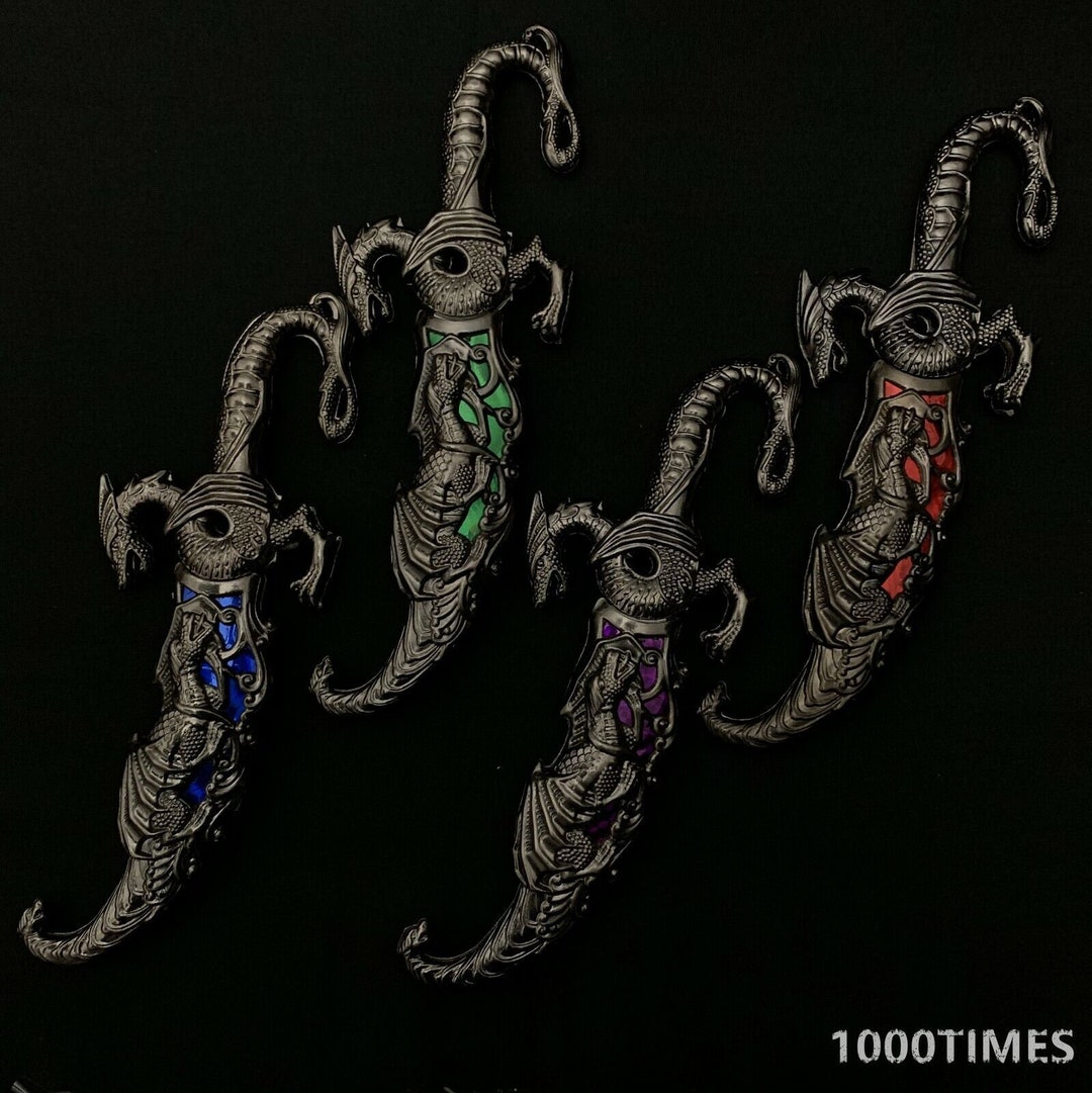 10 Dragon Fantasy Fixed Blade Knife Dagger Sword - Etsy
