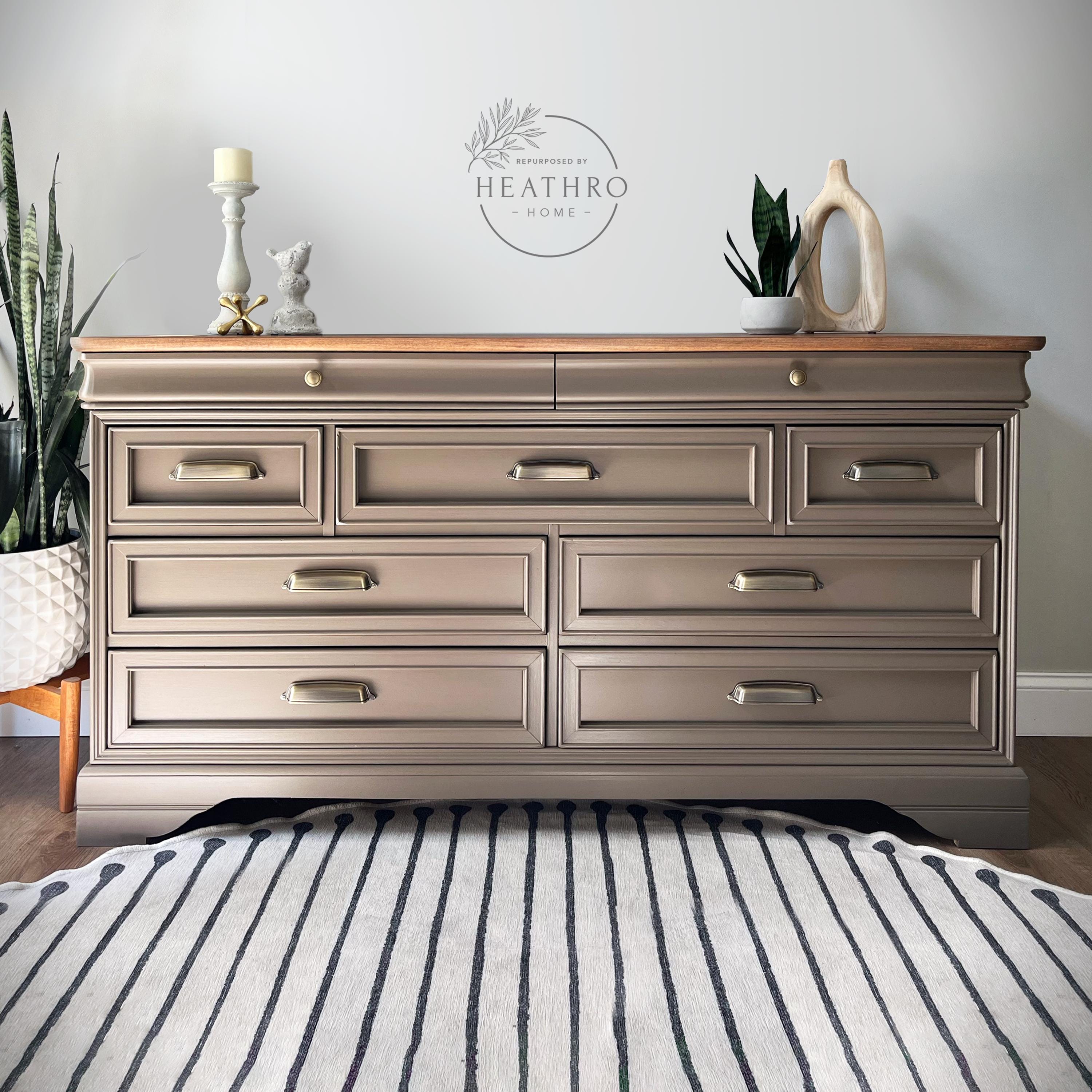 SOLD!! Refinished Vintage Dresser - Etsy