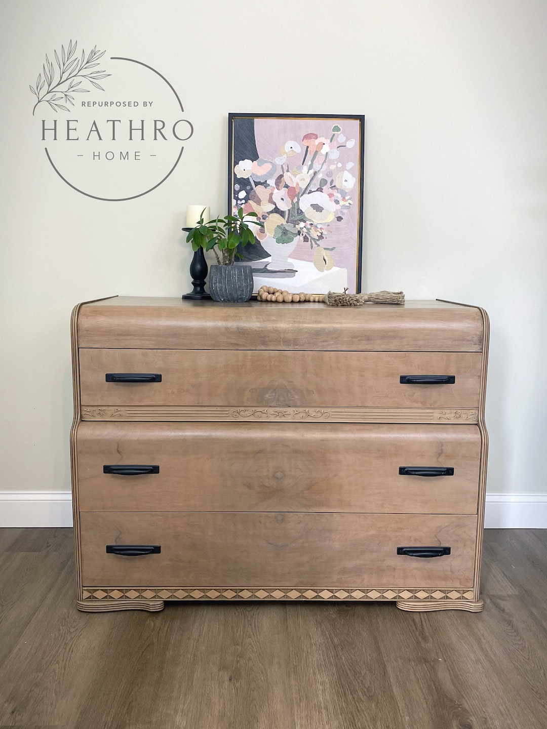 SOLD!! Vintage 3-drawer Dresser - Etsy