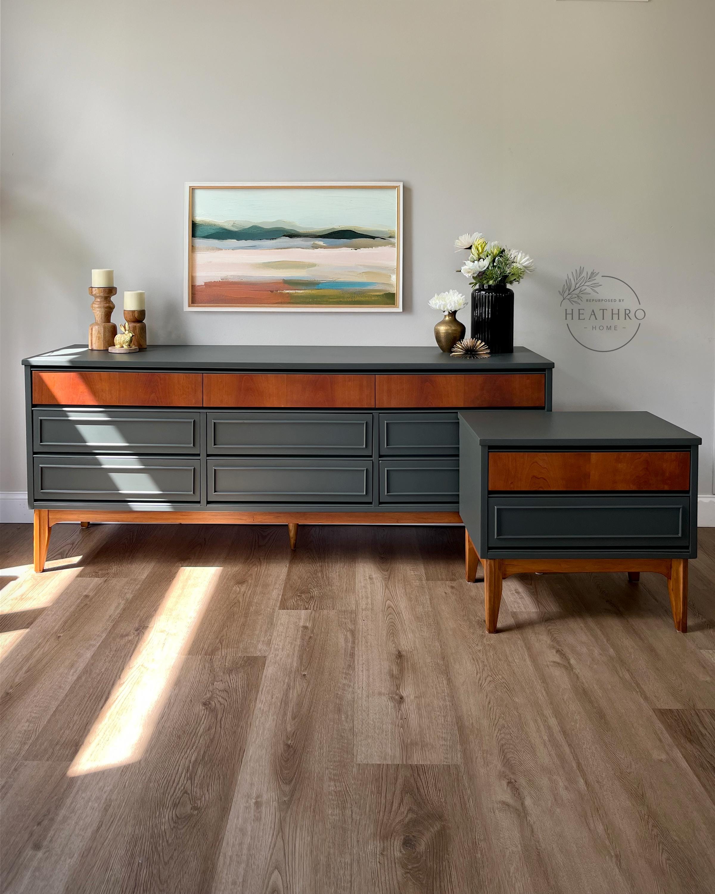 Gray Dresser Mcm - Etsy Gray Dresser Mcm - Etsy