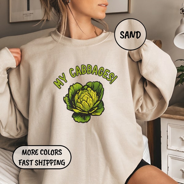 My Cabbage Sweatshirt, Funny Avatar Hoodie, Ba Sing Se Cabbage Man Sweater, Cute Cabbage Gift For Avatar Lover